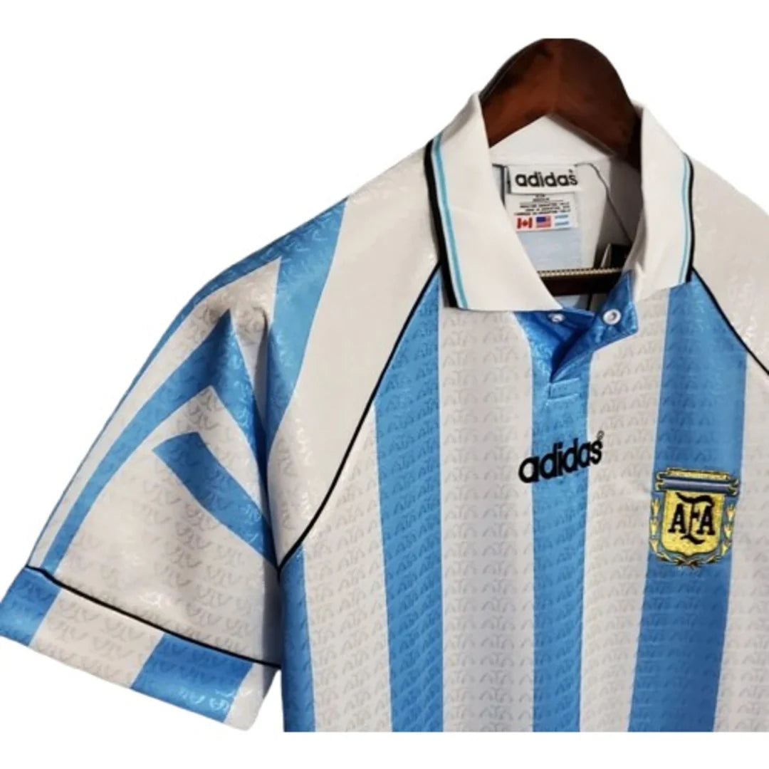 adidas Argentina 1996 Retro Home Jersey